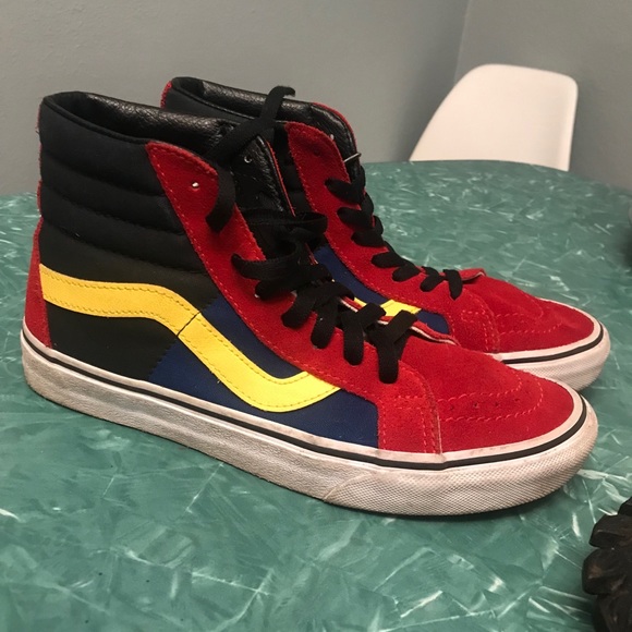 vans sk8 hi otw rally skate shoe - Picture 2 of 6